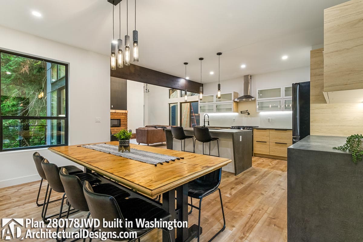 Plan 280178JWD
Contemporary Northwest Home Plan for Front-Sloping Lots - 3114 Sq Ft