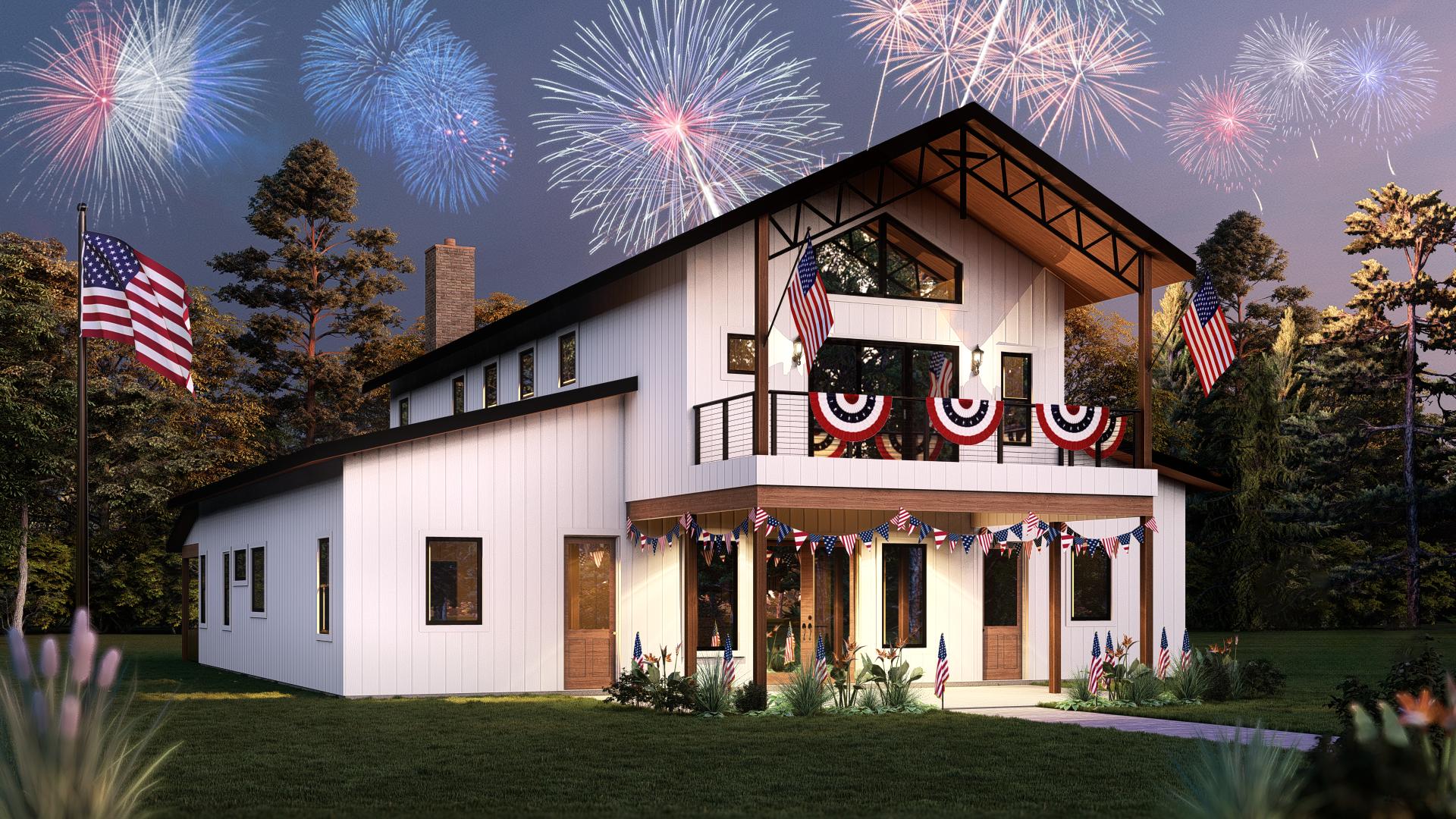 405015FDC - Barndominium Home Plan - Architectural Designs