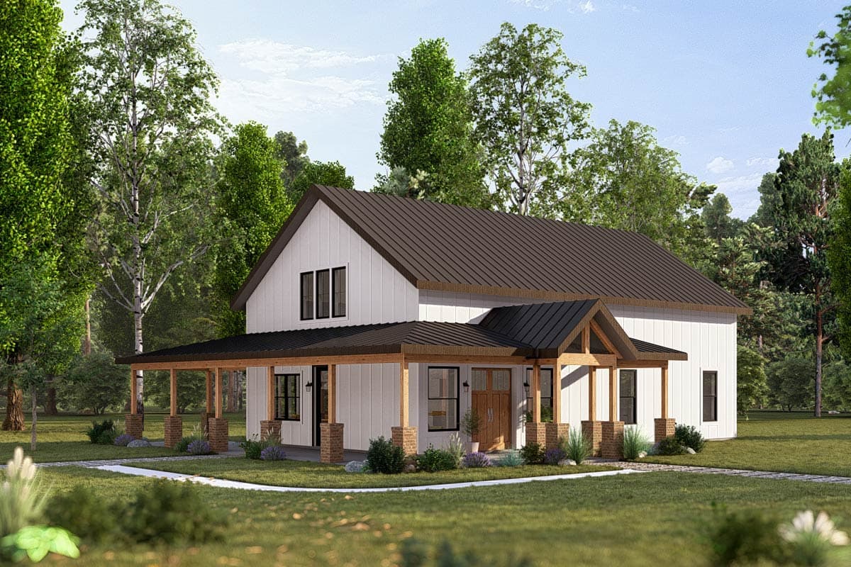 405005FDC - Barndominium with Wraparound Porch