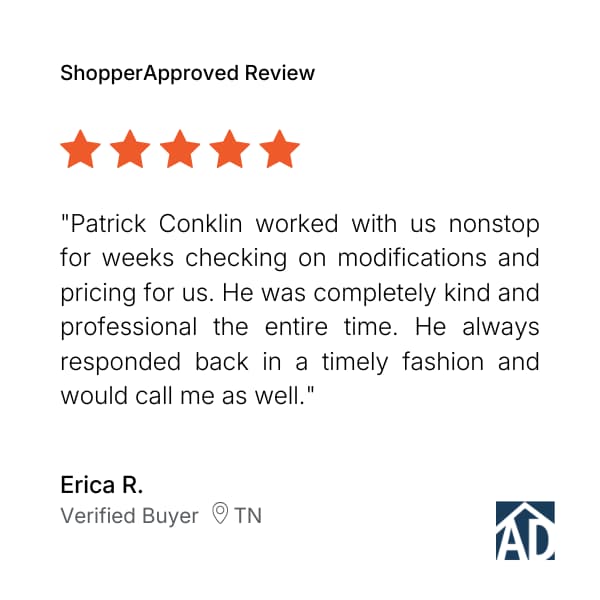 Patrick ShopperApproved Review