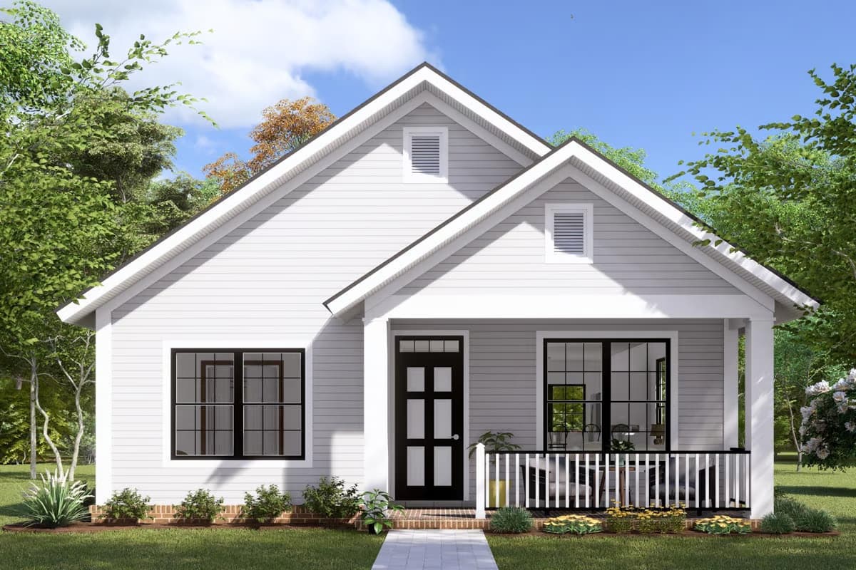 Plan 52253WM
3 Bed Cottage with Options - 1397 Sq Ft