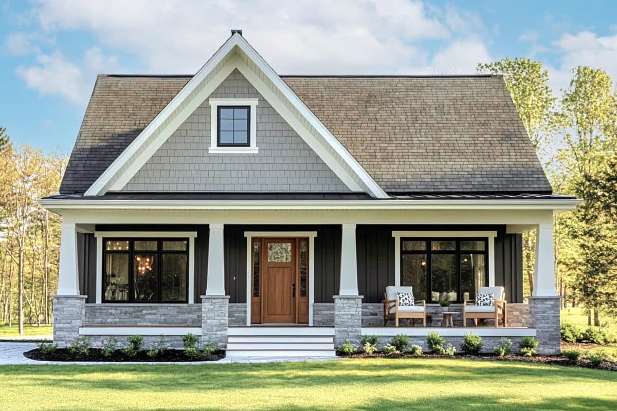 Plan 421017WNT
Exclusive

2-Bed Country Cottage Plan with Vaulted Living Room - 1086 Sq Ft