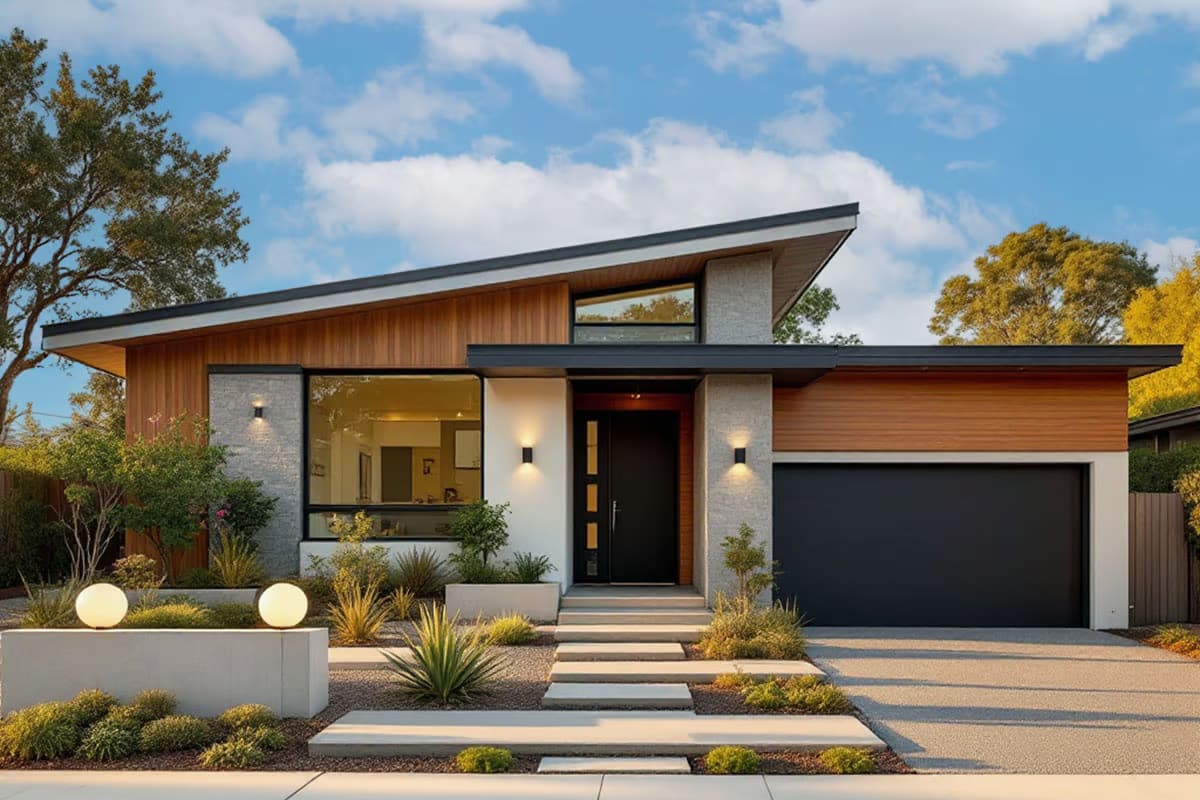 Plan 833035WAT
Exclusive

Single-Story Mid-Century Modern House Plan with Vaulted Living - 1676 Sq Ft