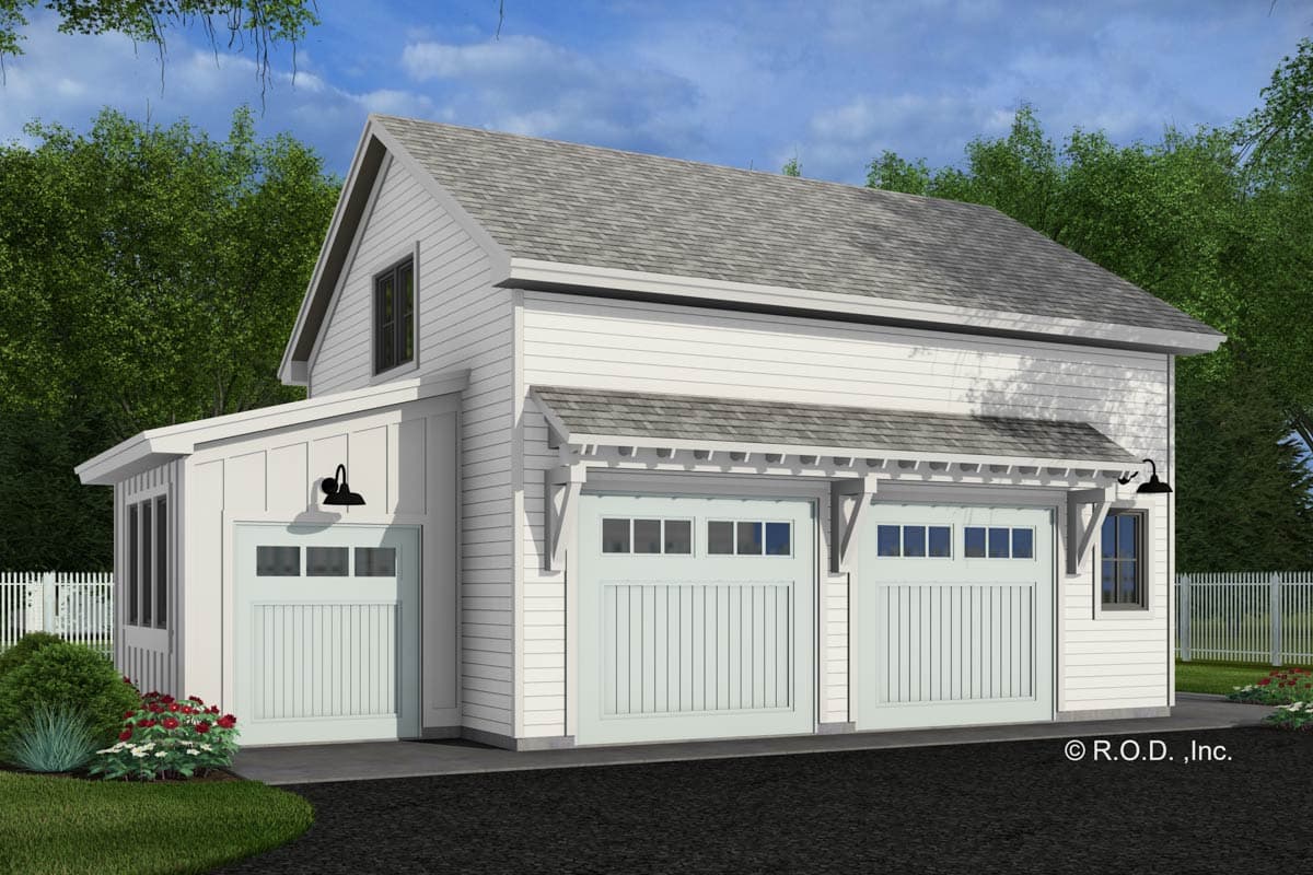 14993RK Detached Garage Plan