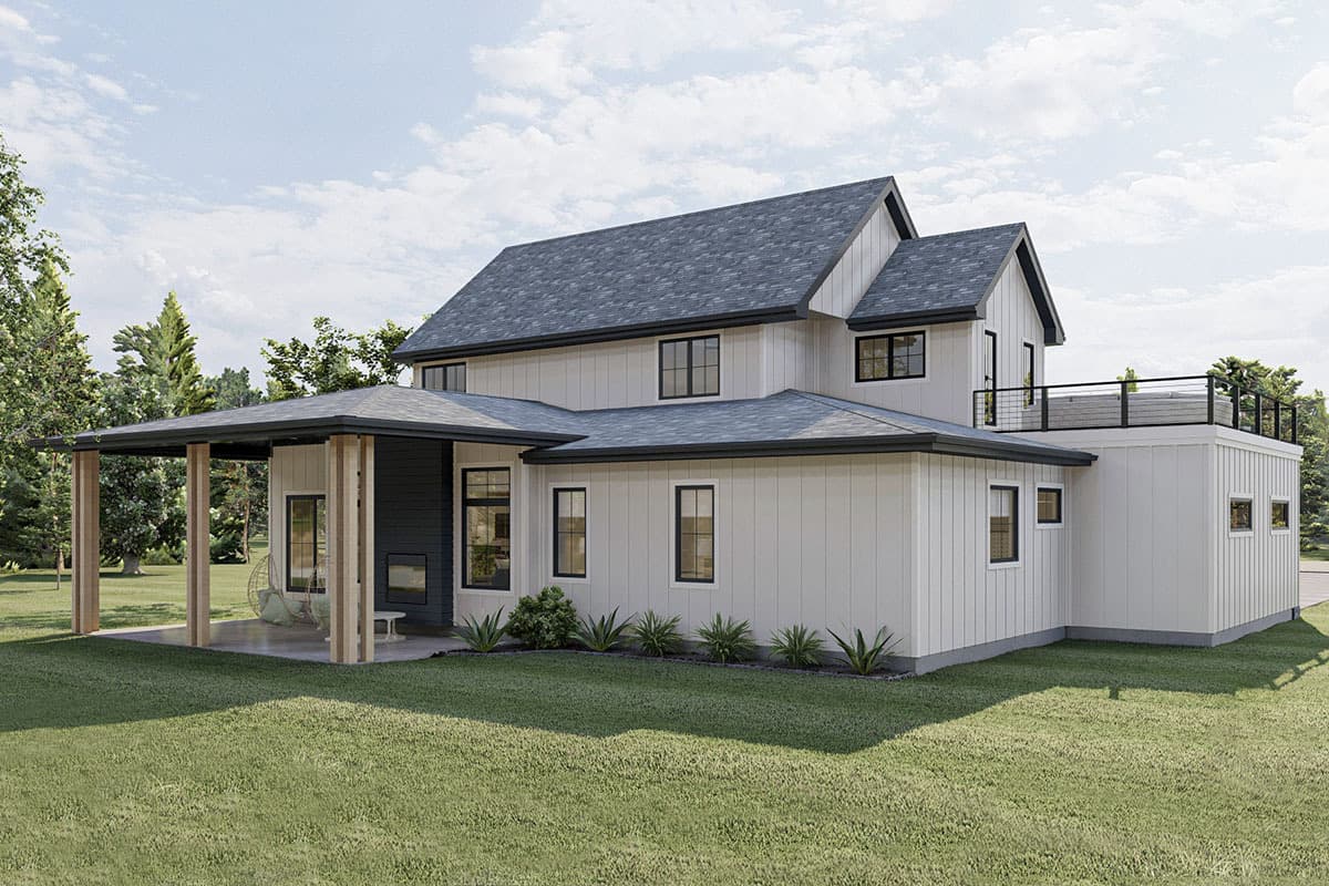 Modern Farmhouse Covered patio