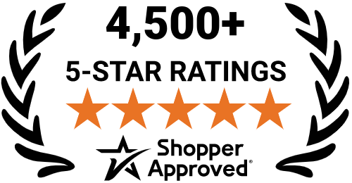Shopper Approved | 4,500+ 5-Star Ratings