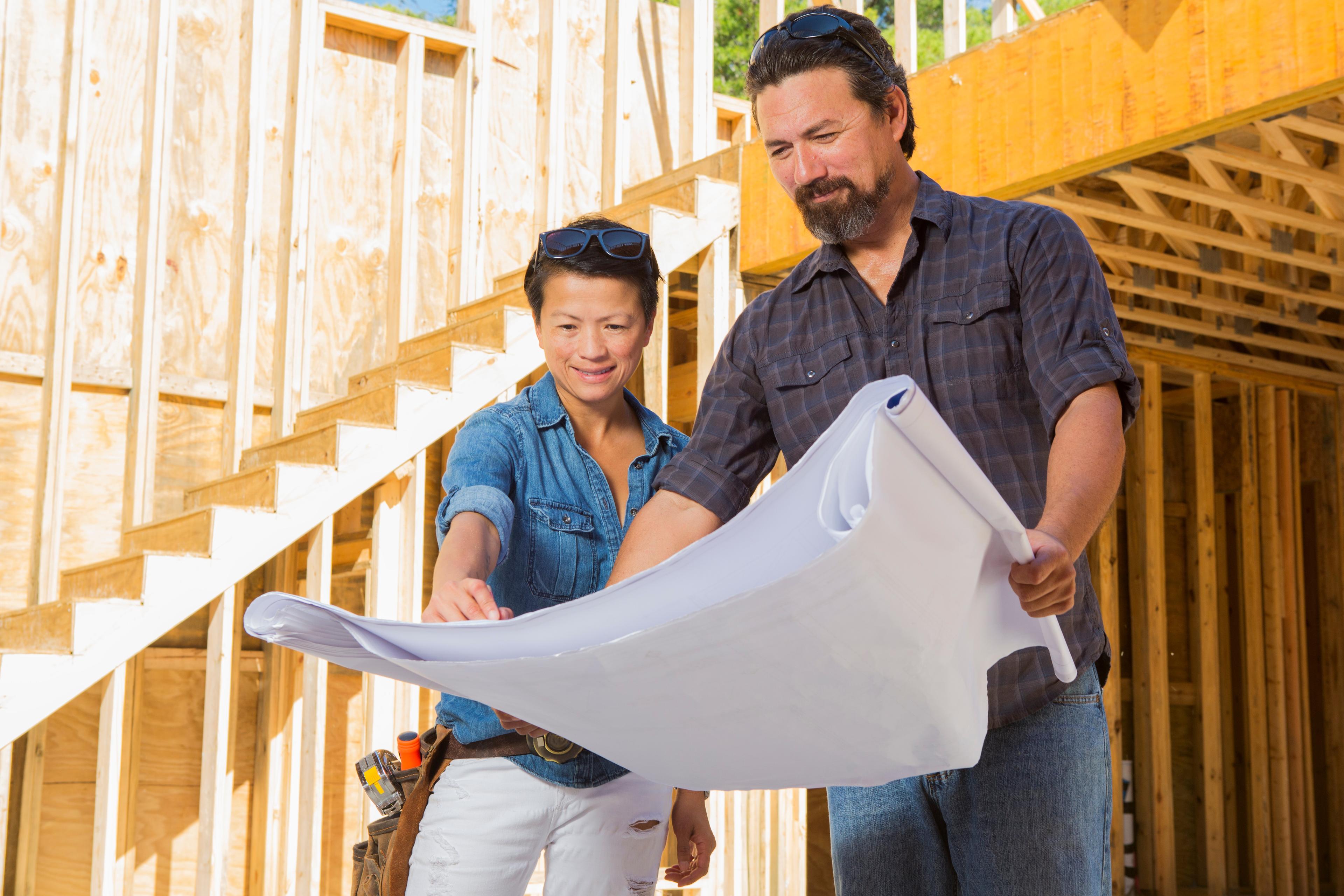 Stock Image - Professional Builders