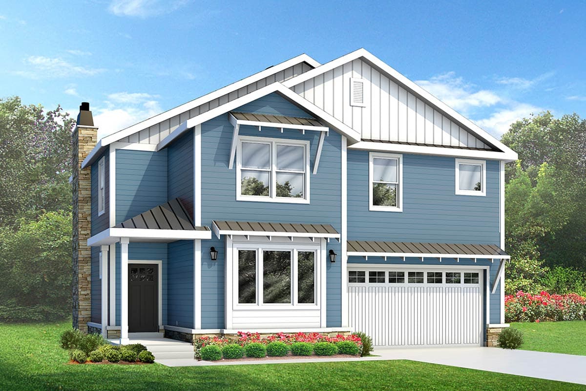 Plan 910107WHD
Exclusive

3-Bedroom Traditional Country House Plan with Loft - 1968 Sq Ft