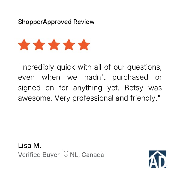 Betsy ShopperApproved Review