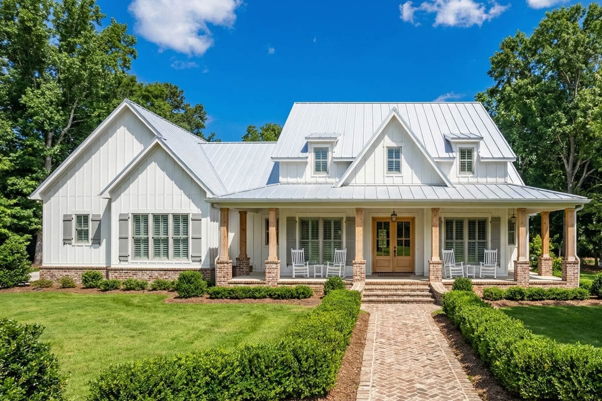 Featured blog image - Plan 56569SM Stunning Modern Farmhouse House Plan with 4 Beds and Expansive Outdoor Living