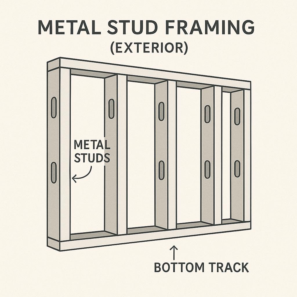 Metal Stud Wall Framing Residential - Architectural Designs