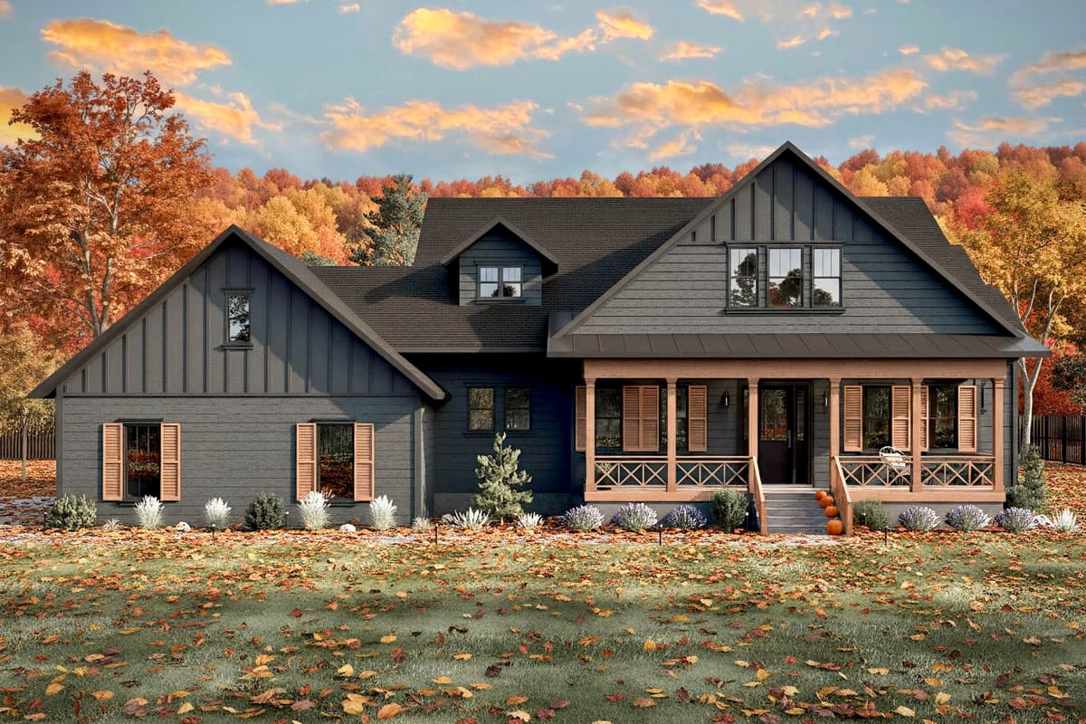 520019RKY - Modern Farmhouse Plan