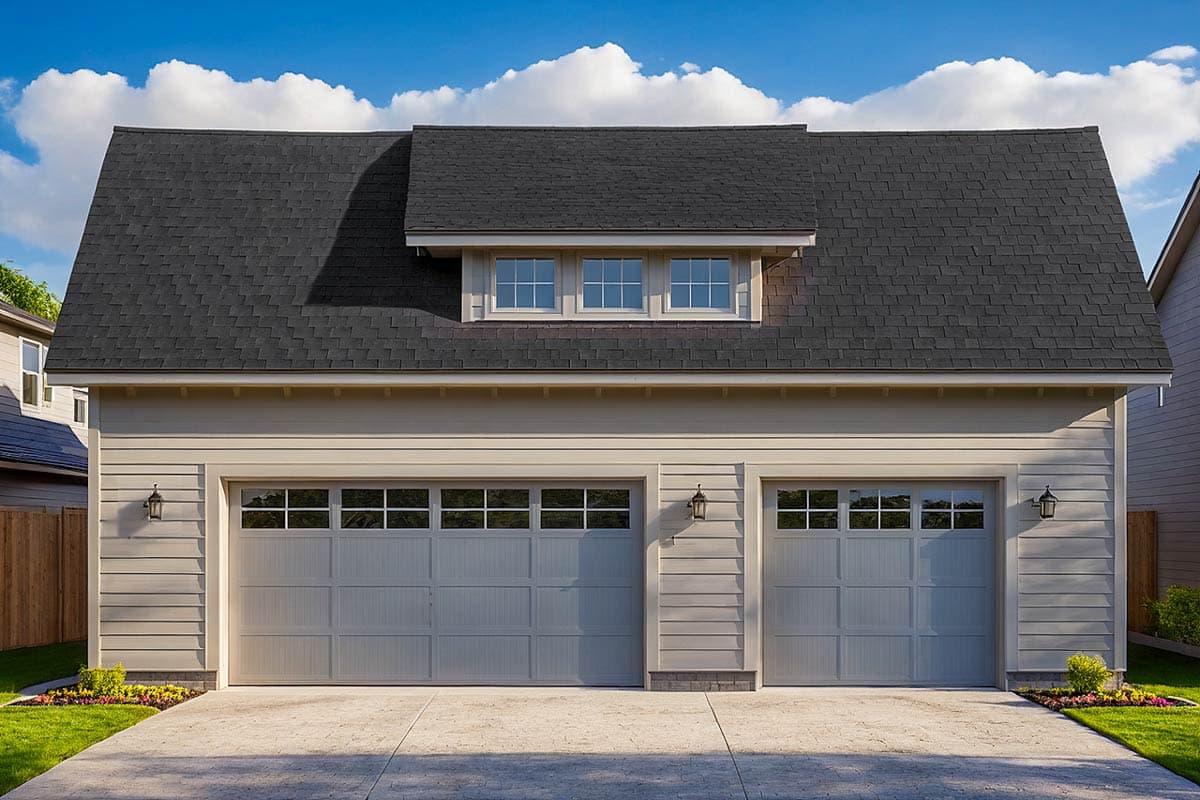 720121DA001 Detached Garage Plan