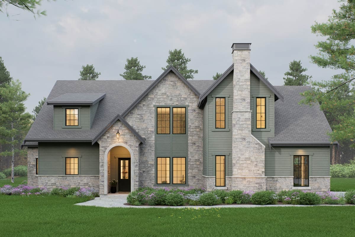 330027WLE - Transitional House Plan