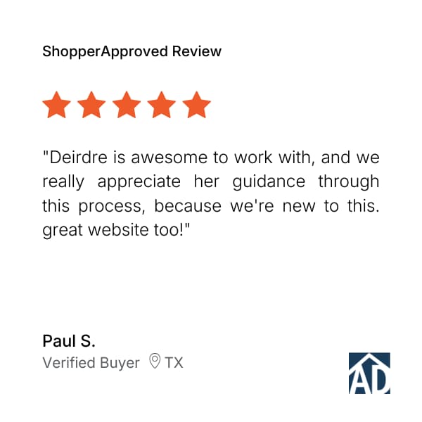Deirdre ShopperApproved Review