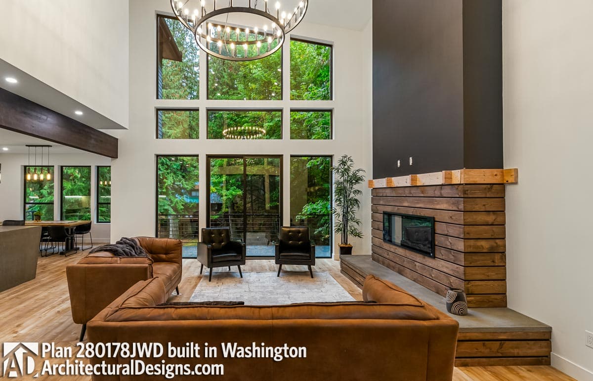 Plan 280178JWD
Contemporary Northwest Home Plan for Front-Sloping Lots - 3114 Sq Ft