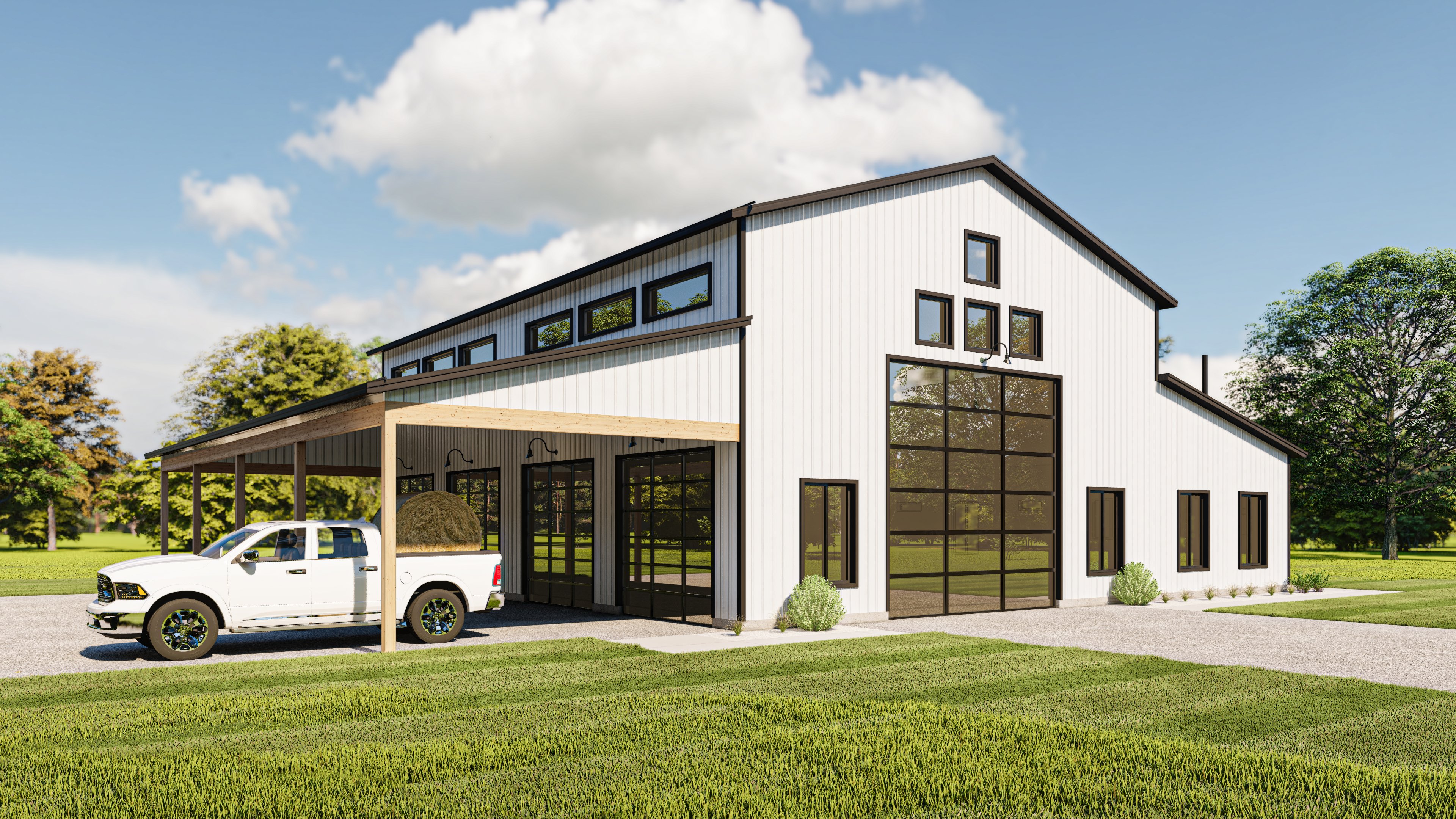 5 Barndominium House Plans with Oversized Garages for Ultimate Flexibility